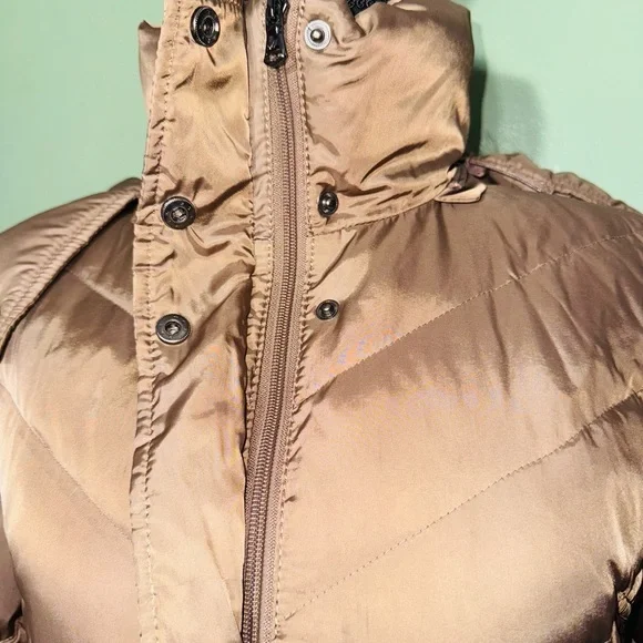 Kenneth Cole Reaction  Women's Quilted Puffer Coat - Brown - Picture 8 of 11